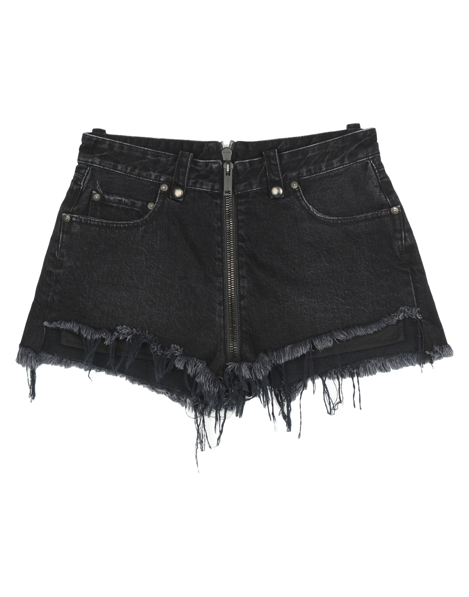 BEN TAVERNITI™ UNRAVEL PROJECT Jeansshorts Damen Schwarz von BEN TAVERNITI™ UNRAVEL PROJECT