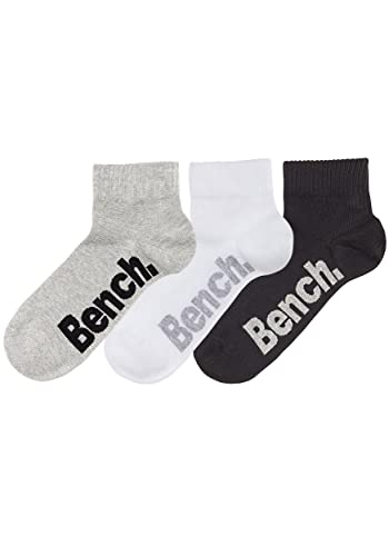 BENCH neutral Kurzsocken 3er Pack mit Logo, kurz von BENCH WIZARD