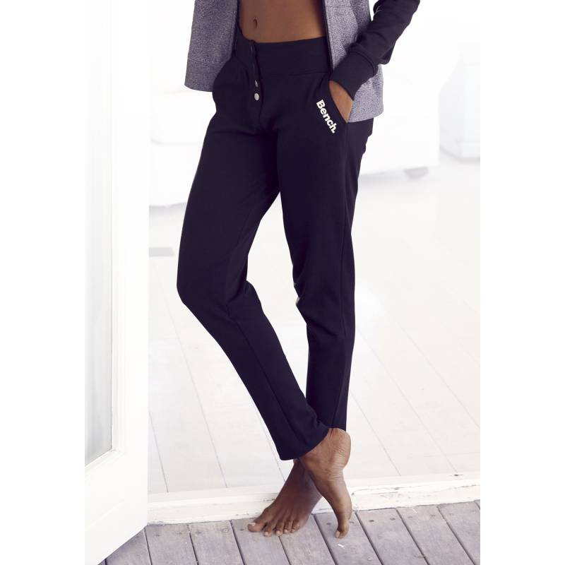 BENCH. LOUNGEWEAR Sweathose Damen schwarz Gr.46 von BENCH. LOUNGEWEAR