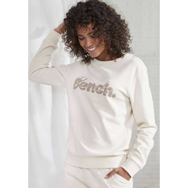 BENCH. LOUNGEWEAR Sweatshirt Damen sand Gr.52/54 von BENCH. LOUNGEWEAR