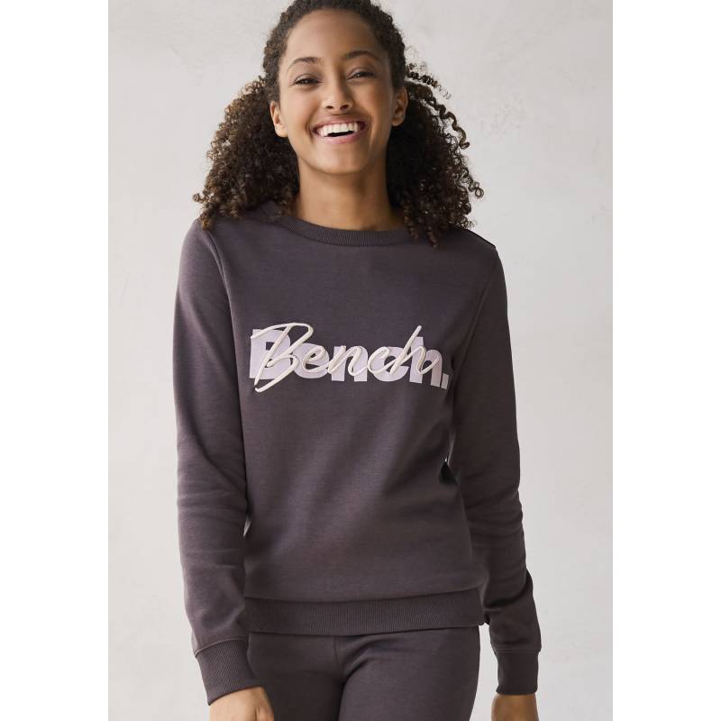 BENCH. LOUNGEWEAR Sweatshirt Damen stone Gr.48/50 von BENCH. LOUNGEWEAR