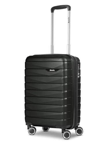 Bench Kleiner Hartgepäck Kabinen-Koffer | Cabin-Trolley 36 x 25 x 56 cm aus hochwertigem, robustem Polypropylen (PP) Material | für Damen und Herren | 4 Doppelrollen & TSA-Schloss | Paris Serie von Bench