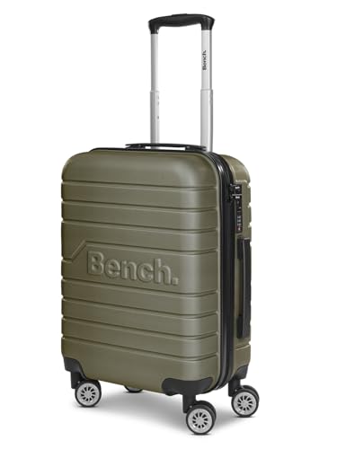Bench Kleiner Hartgepäck Kabinen-Koffer | Cabin-Trolley 37 x 22 x 55 cm aus hochwertigem, robustem ABS Material | für Damen und Herren | 4 Doppelrollen & TSA-Schloss | Seattle Serie von Bench