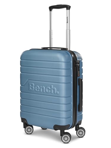 Bench Kleiner Hartgepäck Kabinen-Koffer | Cabin-Trolley 37 x 22 x 55 cm aus hochwertigem, robustem ABS Material | für Damen und Herren | 4 Doppelrollen & TSA-Schloss | Seattle Serie von Bench
