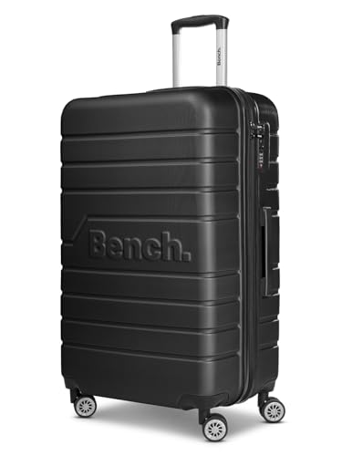 Bench großer Hartgepäck Check-in Koffer | XL Trolley 48 x 28 x 79 cm aus hochwertigem, robustem ABS Material | für Damen und Herren | 4 Doppelrollen & TSA-Schloss | Seattle Serie von Bench