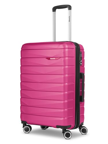 Bench mittelgroßer Hartgepäck Check-in Koffer | Trolley 43 x 29 x 66 cm aus hochwertigem, robustem Polypropylen (PP) Material | für Damen und Herren | 4 Doppelrollen & TSA-Schloss | Paris Serie von Bench