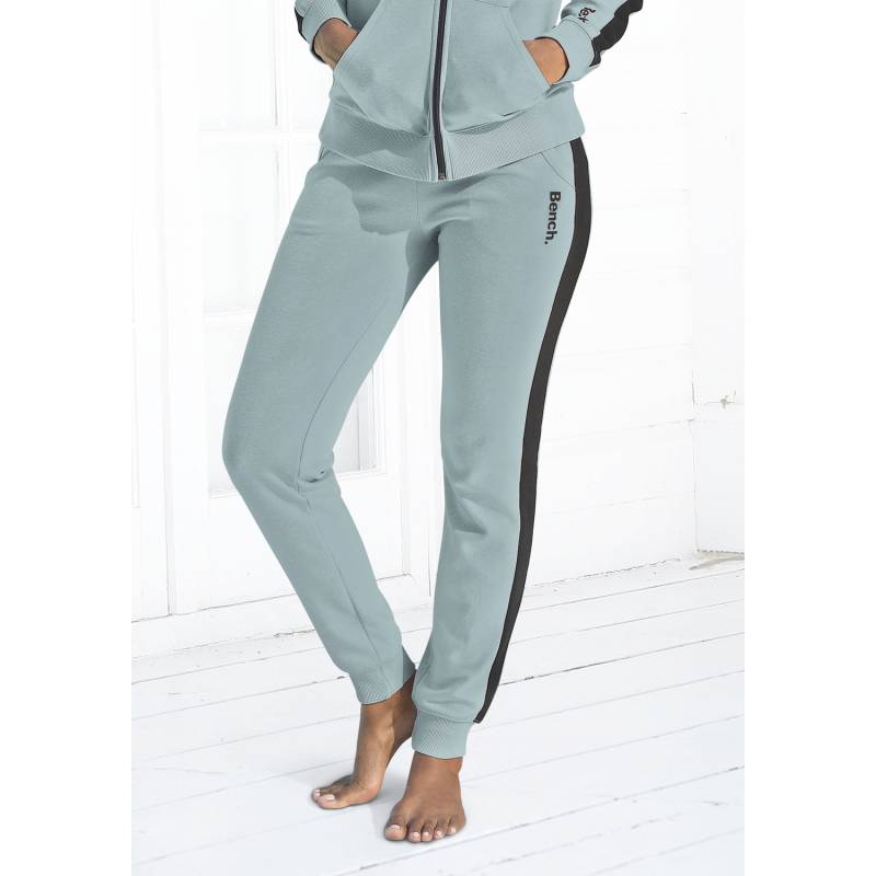 BENCH. LOUNGEWEAR Sweathose Damen mint-schwarz Gr.36/38 von BENCH. LOUNGEWEAR