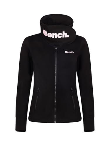 Bench. Sweatjacke HAYLO, Farbe:BLACK PINK, Größe:44 von Bench