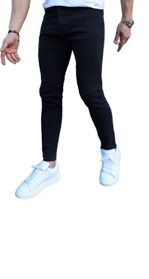 BENK 5-Pocket-Jeans Designer Herren Jeans Hose Basic Stretch Jeanshose Regular Slim von BENK