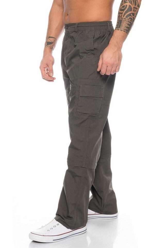 BENK Cargohose Herren Cargo Hose Cargo Pants Unifarbe Arbeitshose Cargohose Dehnbund von BENK