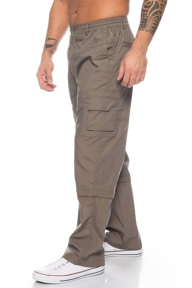 BENK Cargohose Herren Cargo Hose Cargo Pants Unifarbe Arbeitshose Cargohose Dehnbund von BENK