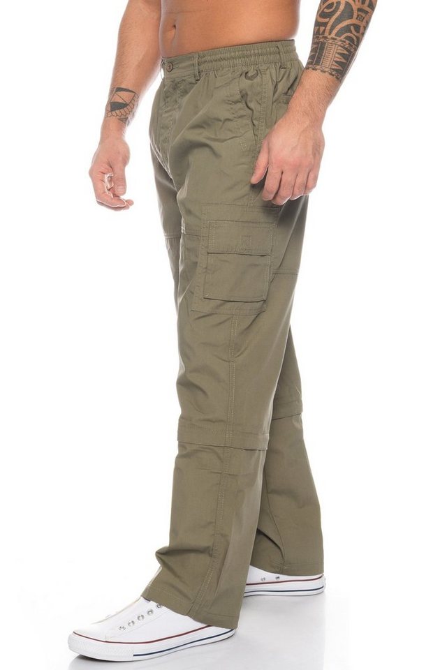 BENK Cargohose Herren Cargo Hose Cargo Pants Unifarbe Arbeitshose Cargohose Dehnbund von BENK