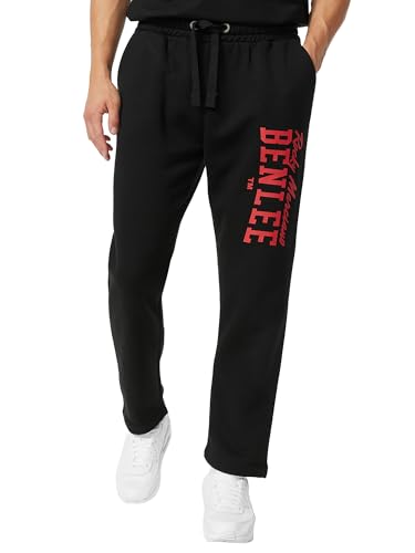 BENLEE Herren Jogginghose Normale Passform Beaty M, Black/Red von BENLEE