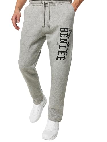 BENLEE Herren Jogginghose Normale Passform Beaty M, Marl Grey/Black von BENLEE