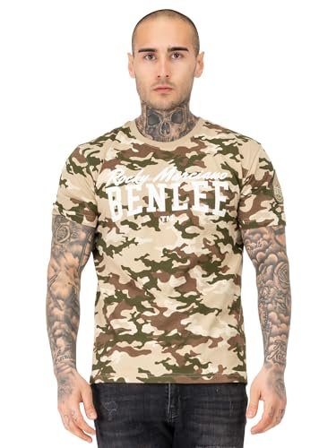 BENLEE Herren T-Shirt Normale Passform CAMDDEN Camo Desert XL von BENLEE