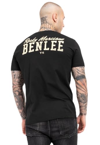 BENLEE Herren T-Shirt Normale Passform KILAAS Black/Yellow M von BENLEE Rocky Marciano