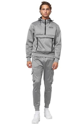 BENLEE Herren Trainingsanzug mit Kapuze schmale Passform MOORPARK 3XL, Marl Grey/Black BENLEE Herren Trainingsanzug mit Kapuze schmale Passform MOORPARK 3XL, Marl Grey/Black von BENLEE
