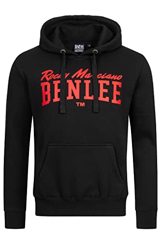 BENLEE Herren Kapuzensweatshirt Normale Passform STRONGHURST Black/Red L von BENLEE Rocky Marciano