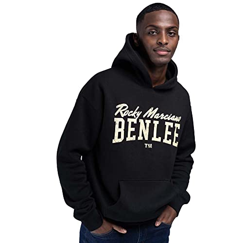 BENLEE Herren Kapuzensweatshirt Oversize Lemmy Black/Yellow L von BENLEE Rocky Marciano