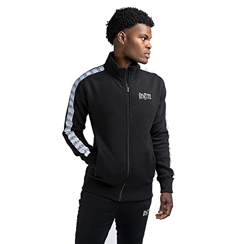 BENLEE Herren Sweatjacke mit Reißverschluss schmale Passform CUNINGHAM Black S von BENLEE Rocky Marciano