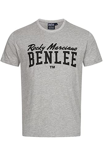 BENLEE Herren T-Shirt Normale Passform Donley Marl Grey/Black M von BENLEE Rocky Marciano