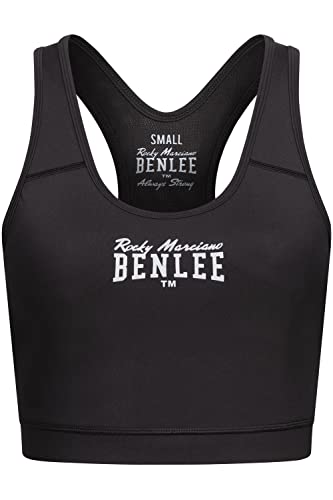 BENLEE Frauen Sport-BH KEMBLEY Black/Silver XS von BENLEE Rocky Marciano