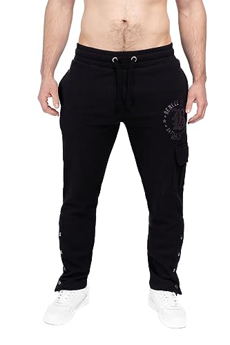 BENLEE Herren Jogginghose Normale Passform Ventura Black/Grey 3XL von BENLEE Rocky Marciano