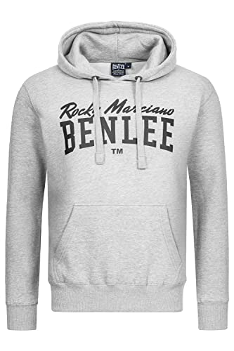 BENLEE Herren Kapuzensweatshirt Normale Passform STRONGHURST Marl Grey/Black M von BENLEE Rocky Marciano