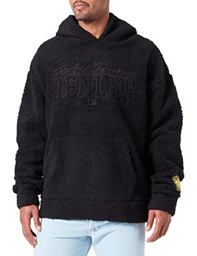 BENLEE Herren Kapuzensweatshirt Oversize Bonzo Black/Black XL von BENLEE Rocky Marciano