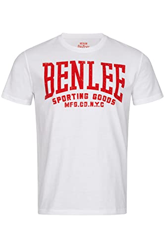 BENLEE Herren T-Shirt Normale Passform Turney White/Red M von BENLEE Rocky Marciano