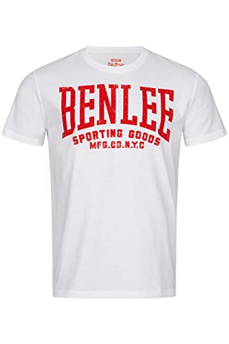 BENLEE Herren T-Shirt Normale Passform Turney White/Red S von BENLEE Rocky Marciano