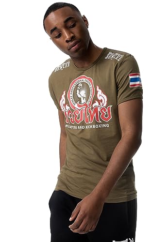 BENLEE Herren T-Shirt schmale Passform Thailand Army Green L von BENLEE Rocky Marciano