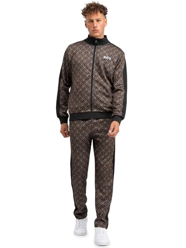 BENLEE Herren Trainingsanzug normale Passform ART DECO XXL, Black/Gold von BENLEE