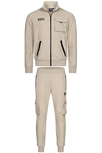 BENLEE Herren Trainingsanzug schmale Passform CAMARILLO S, Sand/Black BENLEE Herren Trainingsanzug schmale Passform CAMARILLO S, Sand/Black von BENLEE