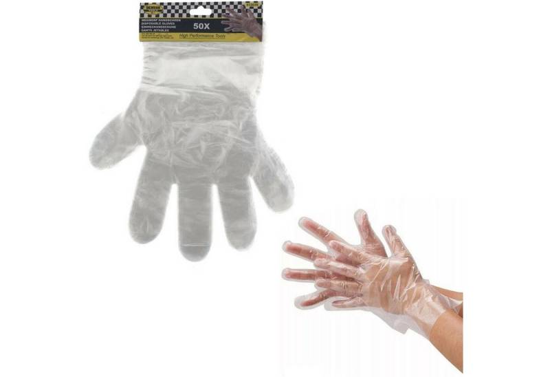 BENSON Reinigungshandschuh 50-1000 Einweghandschuhe Einmalhandschuhe (150-St) PE-Handschuhe, Plastikhandschuhe von BENSON