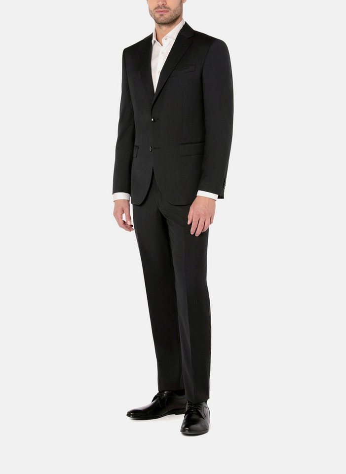 BENVENUTO. Anzug ROMEO Nero (2-tlg) mit 4-Knopf Manschette von BENVENUTO.