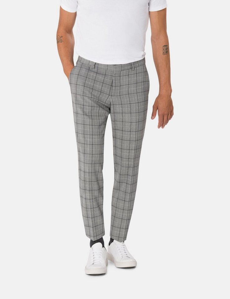 BENVENUTO. Anzughose IAGO (1-tlg) mit Karomuster von BENVENUTO.