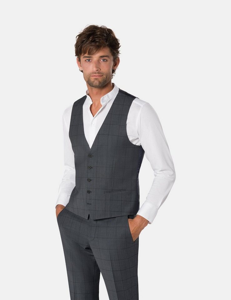 BENVENUTO. Anzugweste UMBERTO (1-tlg) mit Rückenschnallgurt von BENVENUTO.