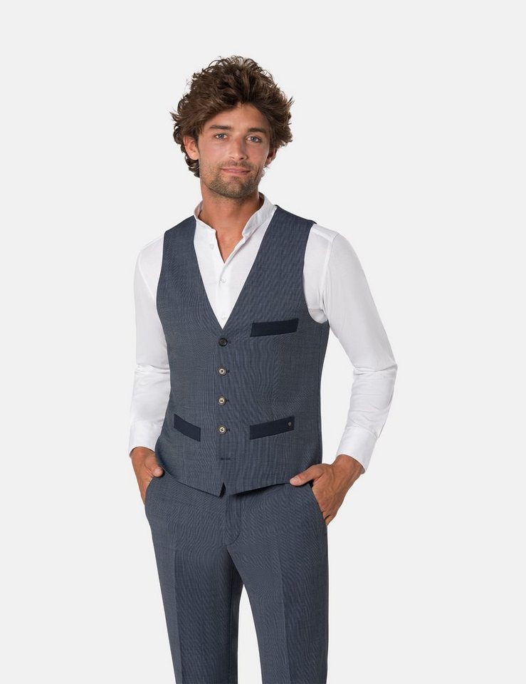BENVENUTO. Anzugweste UMILE (1-tlg) im 5-Knopf-Style von BENVENUTO.