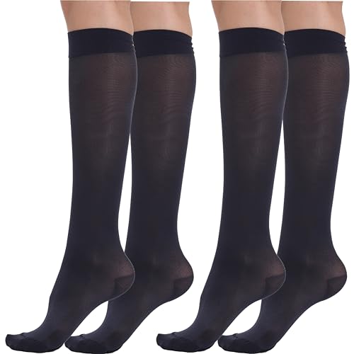 BeOnTop Kompressionsstrümpfe Damen 140 Den 2Stk - Kniestrümpfe Damen 22-23 mmHg, Stützstrümpfe Damen Comfort Support Line Compression Socks, Socken Damen by Gambetti - Made in Italy von BEONTOP by Gambetti