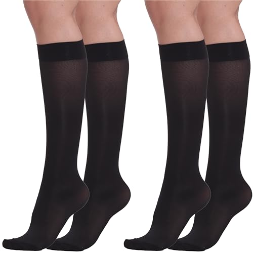 BeOnTop Kompressionsstrümpfe Damen 140 Den 2Stk - Kniestrümpfe Damen 22-23 mmHg, Stützstrümpfe Damen Comfort Support Line Compression Socks, Socken Damen by Gambetti - Made in Italy von BEONTOP by Gambetti