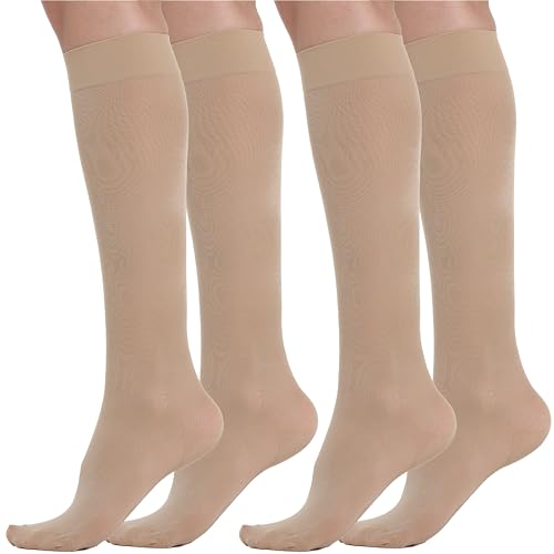 BeOnTop Kompressionsstrümpfe Damen 140 Den 2Stk - Kniestrümpfe Damen 22-23 mmHg, Stützstrümpfe Damen Comfort Support Line Compression Socks, Socken Damen by Gambetti - Made in Italy von BEONTOP by Gambetti