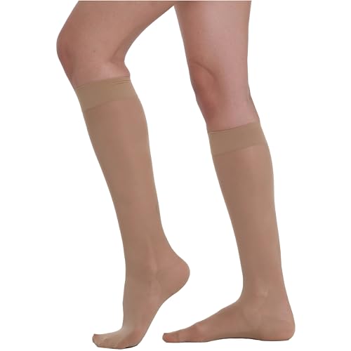BeOnTop Kompressionsstrümpfe Damen 70 Den 1Stk - Kniestrümpfe Damen 17-18 mmHg, Stützstrümpfe Damen Comfort Support Line Compression Socks, Socken Damen by Gambetti - Made in Italy von BEONTOP by Gambetti