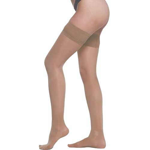 BeOnTop Kompressionsstrümpfe Damen Halterlose 40 Den - Halterlose Strümpfe Für Damen 5-16 mmHg, Strumpfhosen Damen, Strumpfhosen Für Damen, Compression Socks, Socken Damen by Gambetti - Made in Italy von BEONTOP by Gambetti