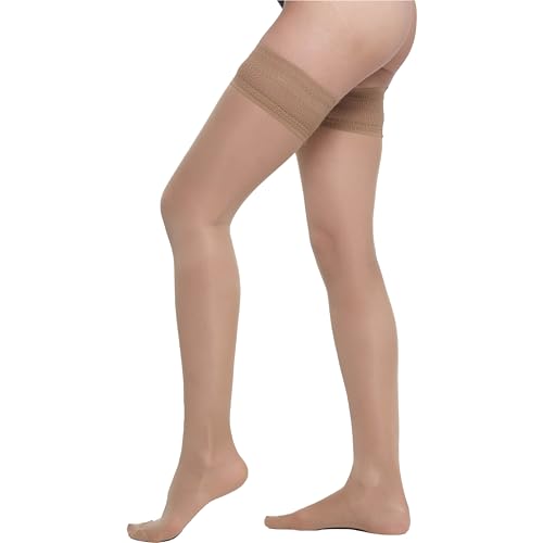 BeOnTop Kompressionsstrümpfe Damen Halterlose 70 Den - Halterlose Strümpfe Für Damen 17-18 mmHg, Strumpfhosen Damen, Strumpfhosen Für Damen, Compression Socks, Socken Damen by Gambetti - Made in Italy von BEONTOP by Gambetti