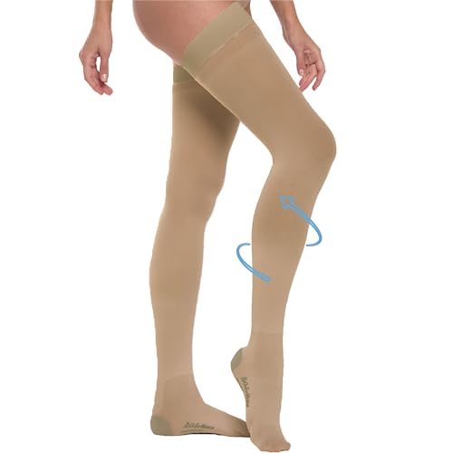 BeOnTop Medizinische Kompressionsstrümpfe Damen Herren Klasse 1 18-23 mmHg Unisex - Thrombosestrümpfe, Thrombose Strümpfe, Stützstrümpfe, Compression Socks, Trombosestruempfe von BEONTOP by Gambetti