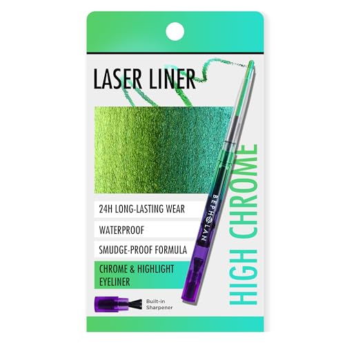BEPHOLAN Chamäleon Metallic Eyeliner – Farbwechselnde Farben, Glitzer, wasserfest, 24 Stunden lang anhaltender Eyeliner-Stift (Wild Oasis) von BEPHOLAN