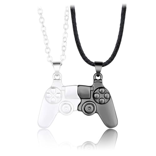 BEPSYOM 1 Paar Damen Magnetische Halskette Paar-Halskette Game Controller Anhänger Halskette für Paare Oder Beste Freunde BEPSYOM 1 Paar Damen Magnetische Halskette Paar-Halskette Game Controller Anhänger Halskette für Paare Oder Beste Freunde von BEPSYOM