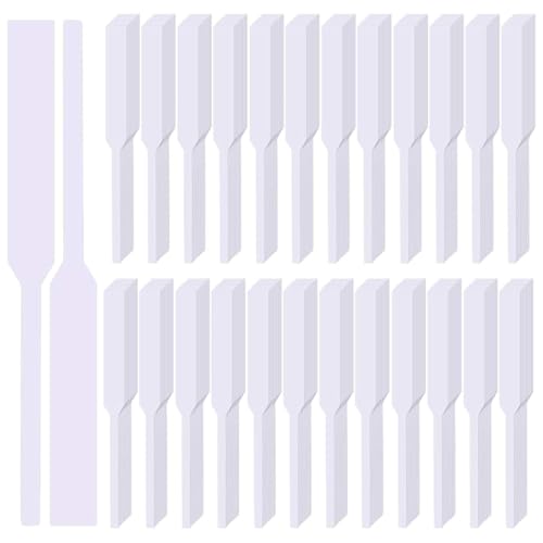 BEPSYOM 100 Stück Parfüm Teststreifen, Parfüm Tester Streifen Aromatherapie Duft Tester Papier für Frauen Männer Test Ätherisches Öle Parfüm Duft Aromatherapie von BEPSYOM