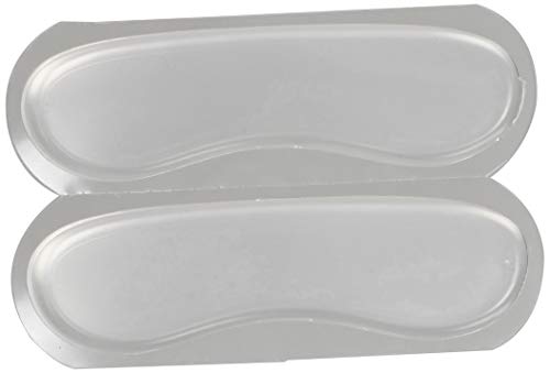 BERGAL Women's Slip/Invisible Heel Pads Damen Anti-Rutsch/unsichtbare Fersenpolster, farblos, Medium von BERGAL